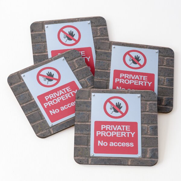 Item preview, Private property sign board  designed and sold by assaf.
