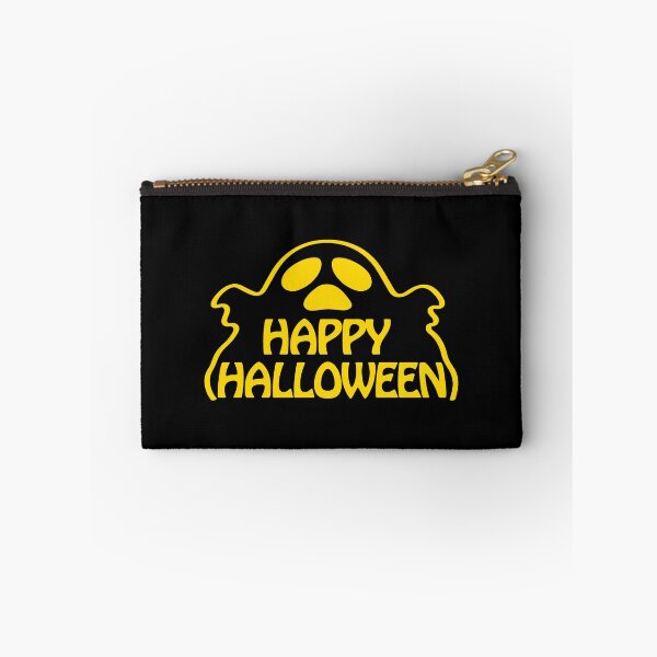 Item preview, Gold Surprised Ghost Happy Halloween Text Design designed and sold by pattern-archive.