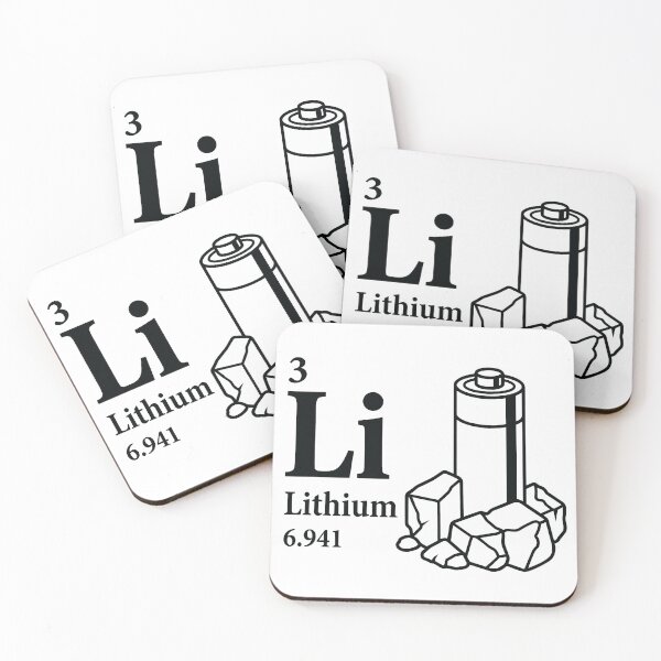 Item preview, Vintage Lithium Element Li Battery Chemistry Engraving Art designed and sold by Tem‑Tip of pen.