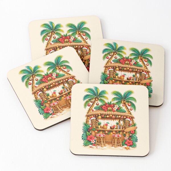 Item preview, Christmas in Paradise – Festive Tropical Tiki Bar designed and sold by MetaModel Editions.