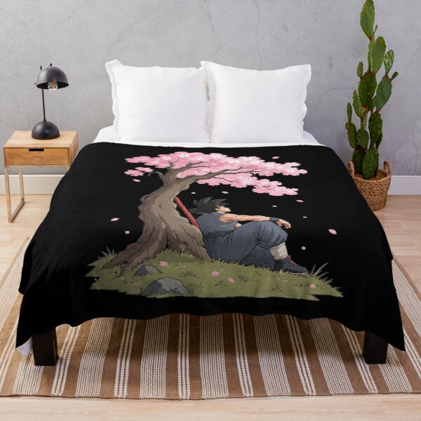Item preview, Goku Under Cherry Blossoms designed and sold by CharlesHolareny.