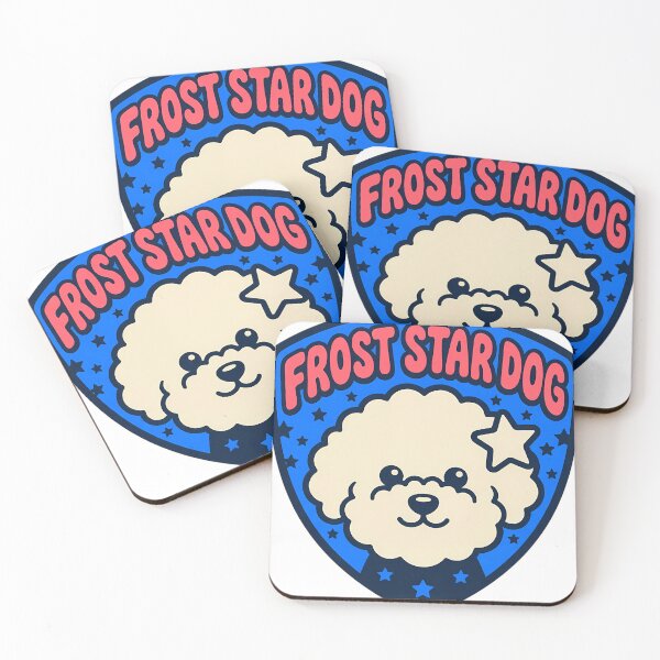 Item preview, Retro Bichon Frise Star Celestial Dog Shield designed and sold by pumsquare.