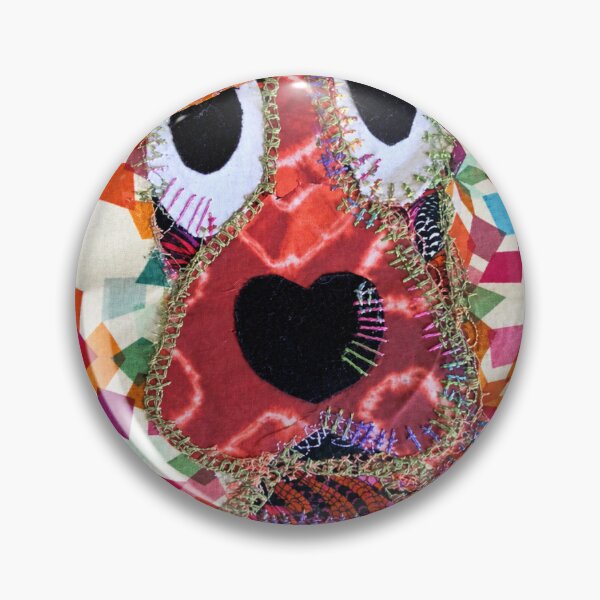Item preview, Floppy Eared Patchwork Dog with Heart Nose designed and sold by Slyfish.