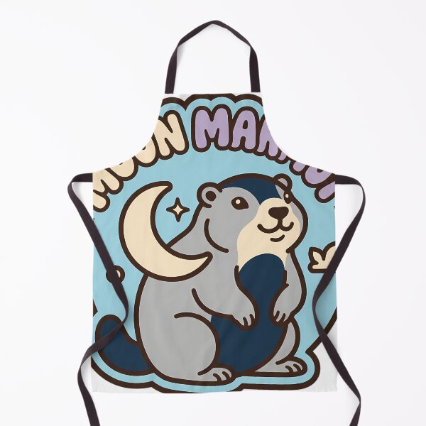 Item preview, Retro Hoary Marmot Moon Celestial Mountain Scene designed and sold by pumsquare.