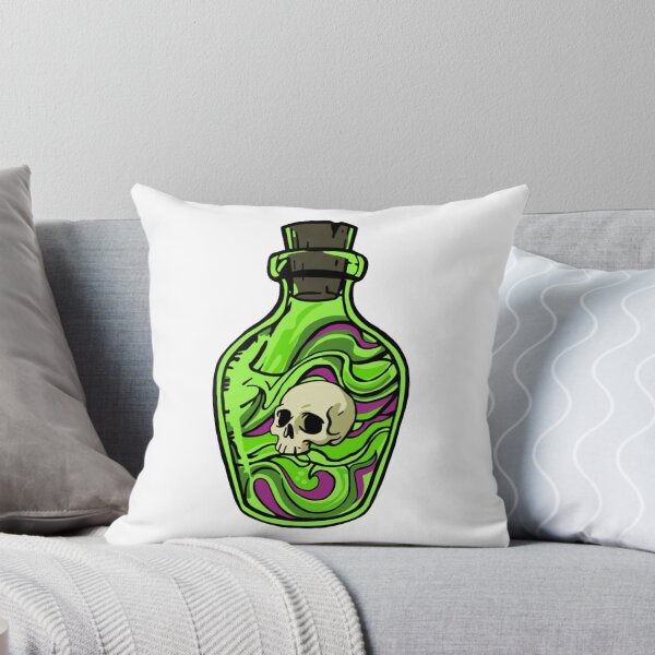 Item preview, Poison Bottle Toxic Acid Magic Potion Art designed and sold by vikingartcustom.