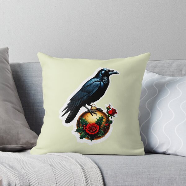 Item preview, Raven on a Golden Christmas Bauble - Gothic Christmas designed and sold by LV-creator.