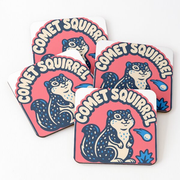 Item preview, Retro Arctic Ground Squirrel Comet Celestial Winter Scene designed and sold by pumsquare.