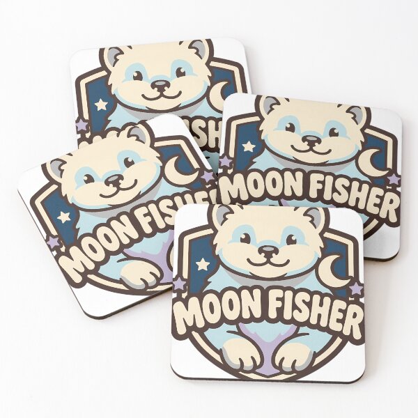 Item preview, Retro Fisher Cat Moon Celestial Forest Shield designed and sold by pumsquare.