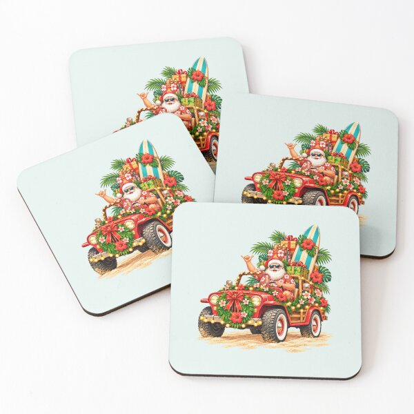 Item preview, Santa's Island Delivery – Tropical Christmas Jeep designed and sold by MetaModel Editions.