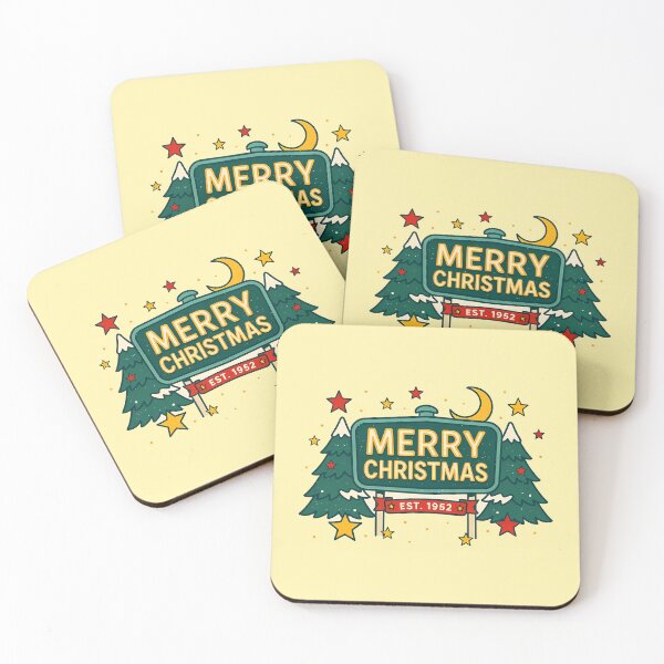 Item preview, Merry Christmas Retro Sign East 1952 Christmas Trees designed and sold by LV-creator.