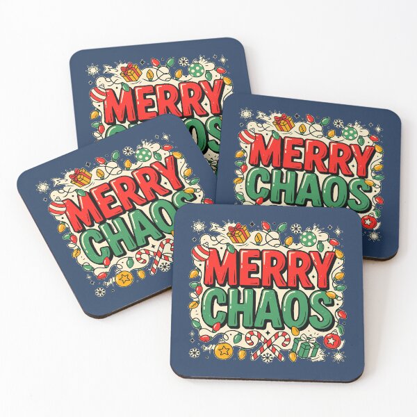 Item preview, Merry Chaos Typo Crazy Christmas Gifts and Garlands designed and sold by LV-creator.