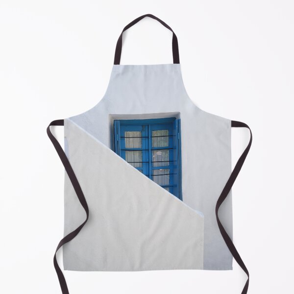 Item preview, Puerta de madera azul con pared exterior blanca de una casa en las islas griegas. designed and sold by assaf.