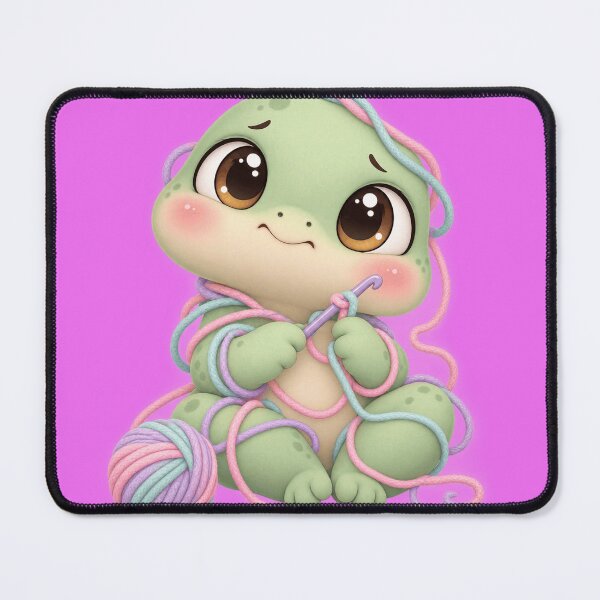 Item preview, Cute Crochet Frog Tangled in Yarn Funny Craft Art designed and sold by iyonic art.