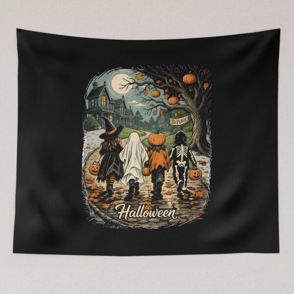 Item preview, Kids Halloween Costumes Trick Or Treat Spooky Autumn Scene designed and sold by GiaoCalonas.