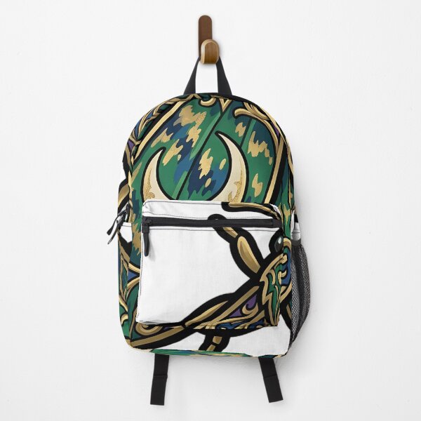 Item preview, Green Brindled Crescent Moth Emblem - Gothic Entomology Art designed and sold by IllumeInk.