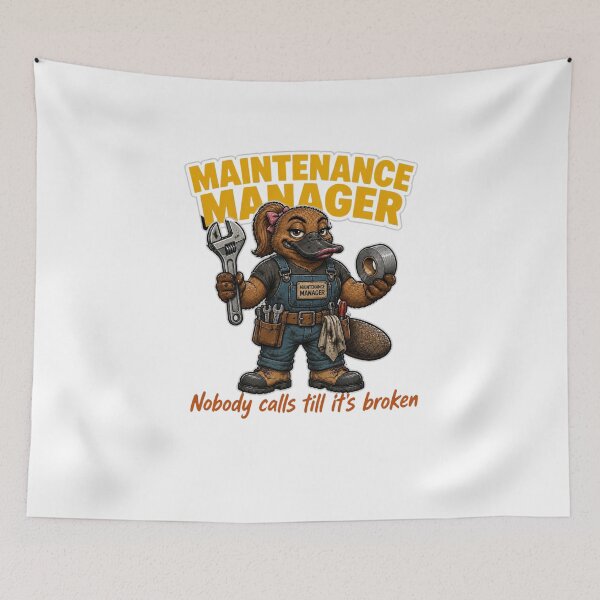 Item preview, Female Maintenance Manager Platypus Nobody Calls Till It's Broken designed and sold by RDMOption.