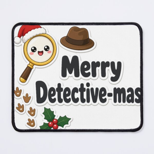 Item preview, Detective Christmas Merry Detective-mas Gift designed and sold by Soft Merch.