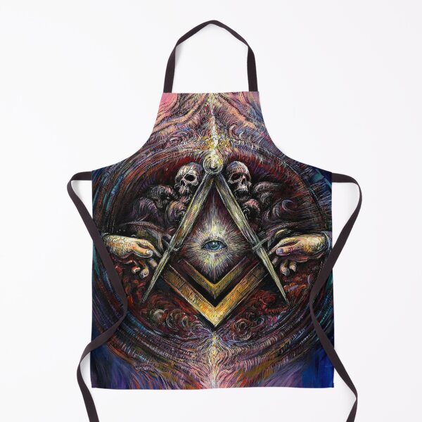 Item preview, Esoteric All Seeing Eye Masonic Compass Occult Art designed and sold by DeryantArt.