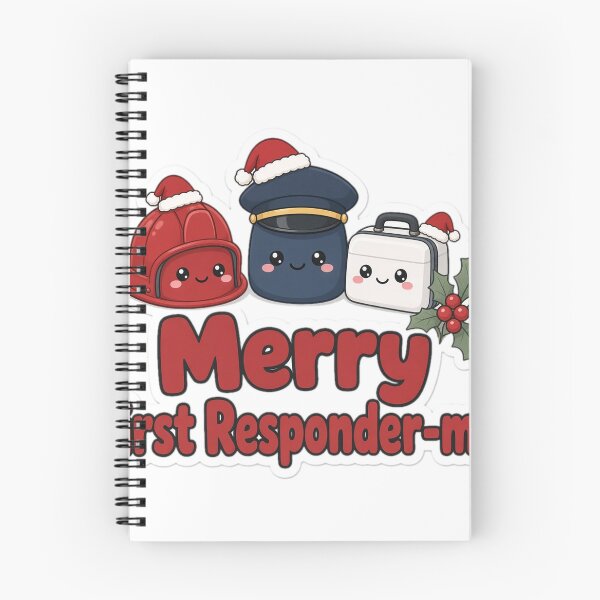 Item preview, First Responder Christmas Merry First Responder-mas Gift designed and sold by Soft Merch.