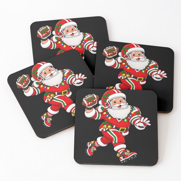 Item preview, Christmas Soccer Santa Claus Kicking a Holiday Football designed and sold by Street-Beasts.