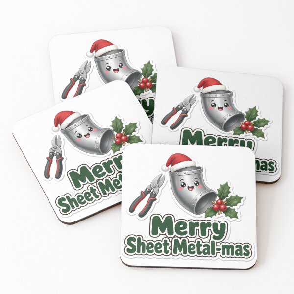 Item preview, Sheet Metal Christmas Merry Sheet Metal-mas Gift designed and sold by Soft Merch.