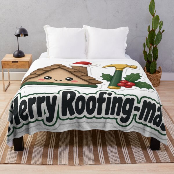 Item preview, Roofing Christmas Merry Roofing-mas Gift designed and sold by Soft Merch.