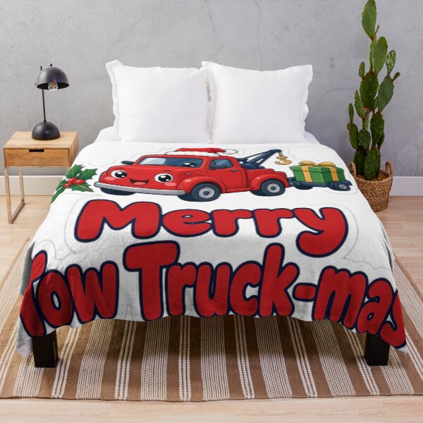 Item preview, Tow Truck Christmas Merry Tow Truck-mas Gift designed and sold by Soft Merch.