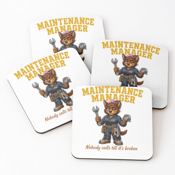 Item preview, Female Maintenance Manager Red Kelpie Nobody Calls Till It's Broken designed and sold by RDMOption.