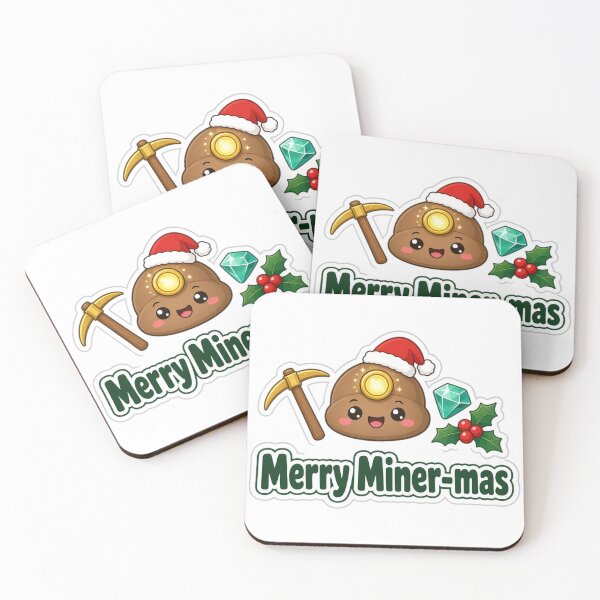 Item preview, Miner Christmas Merry Miner-mas Gift designed and sold by Soft Merch.