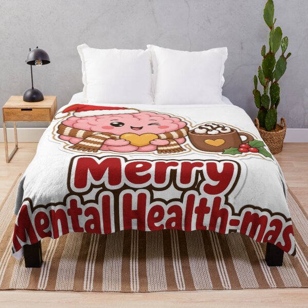 Item preview, Mental Health Christmas Merry Mental Health-mas Gift designed and sold by Soft Merch.