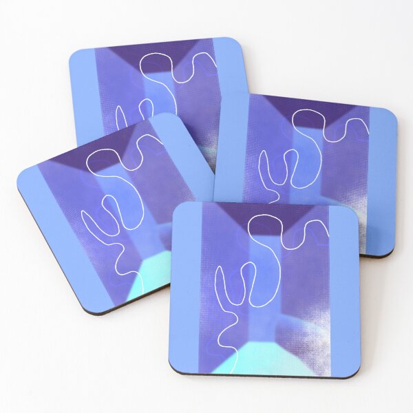 Item preview, Blue Dreamy Corridor With White Line designed and sold by Minimonsoon.