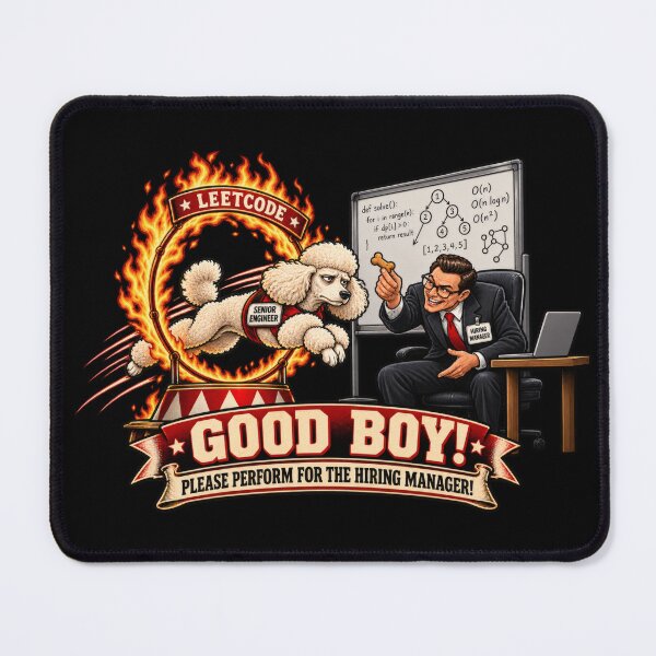 Item preview, Corporate Tech Interview Circus Coding Satire designed and sold by AngelusH.