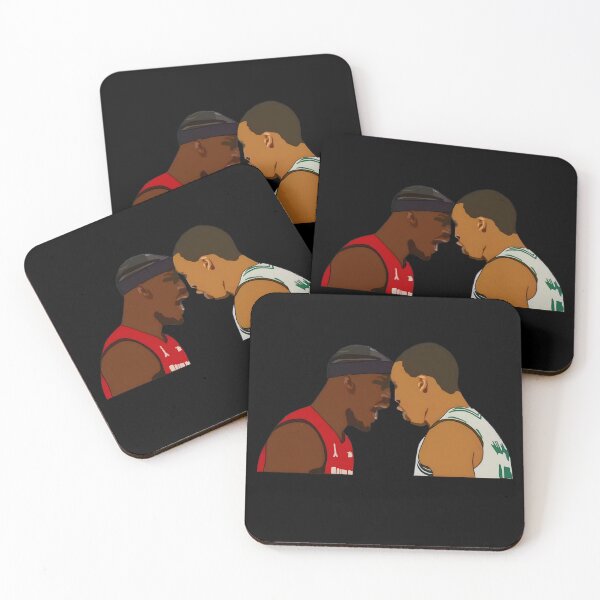 Item preview, Jimmy Butler vs Grant Williams Face Off Funny Basketball Meme designed and sold by Lecalciro.