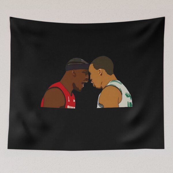 Item preview, Jimmy Butler vs Grant Williams Face Off Funny Basketball Meme designed and sold by Lecalciro.