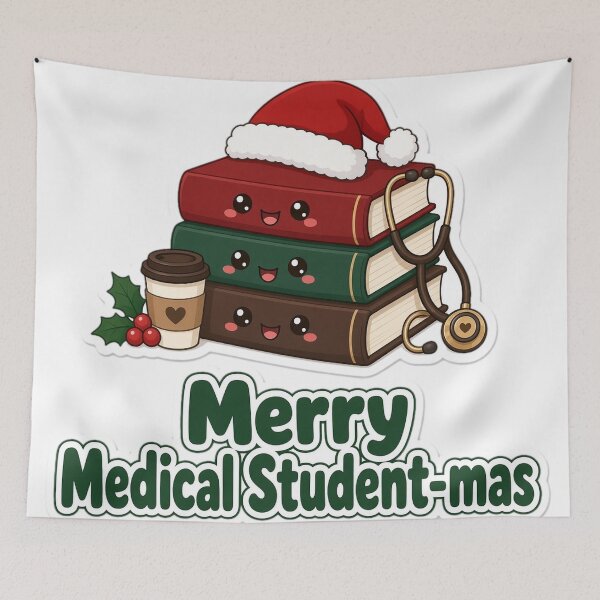 Item preview, Medical Student Christmas Merry Medical Student-mas Gift designed and sold by Soft Merch.