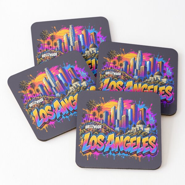 Item preview, Los Angeles Graffiti Skyline designed and sold by NghiemLuong.