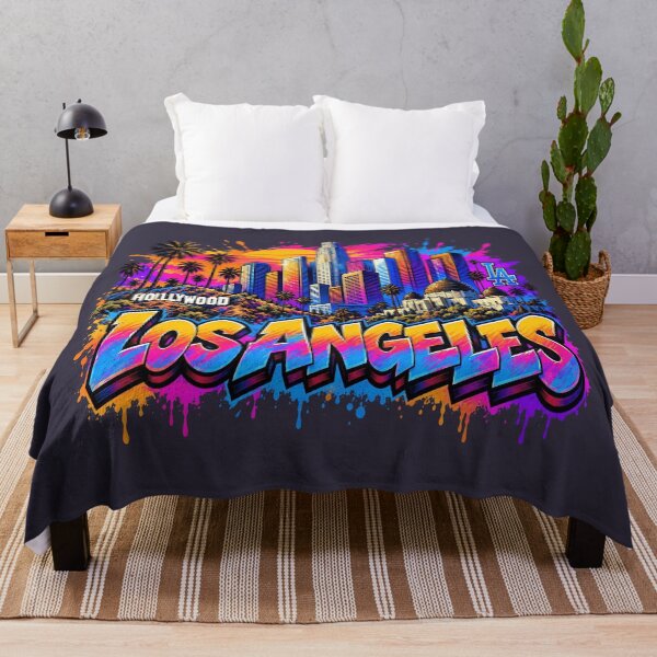 Item preview, Los Angeles Graffiti Skyline designed and sold by NghiemLuong.