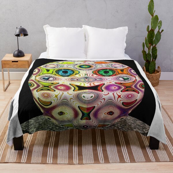 Item preview, Psychedelic Abstract Optical Illusion Eyes Sculpture designed and sold by DeryantArt.
