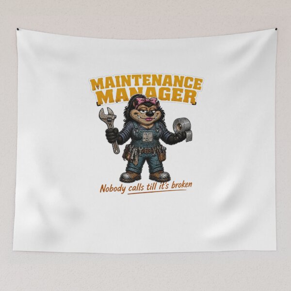 Item preview, Female Maintenance Manager Tasmanian Devil Nobody Calls Till It's Broken designed and sold by RDMOption.