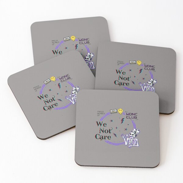Item preview, We Do Not Care Skeleton WDNC Club Badge-54 designed and sold by shelley2yrmca.