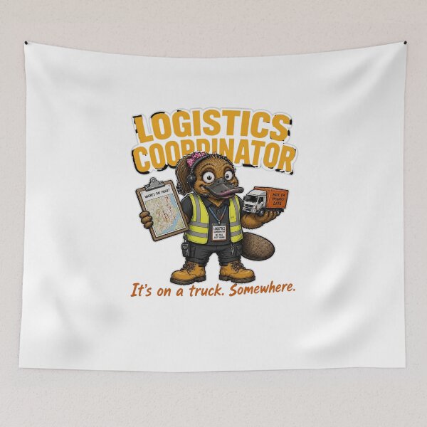 Item preview, Female Logistics Coordinator Platypus It's On A Truck Somewhere designed and sold by RDMOption.