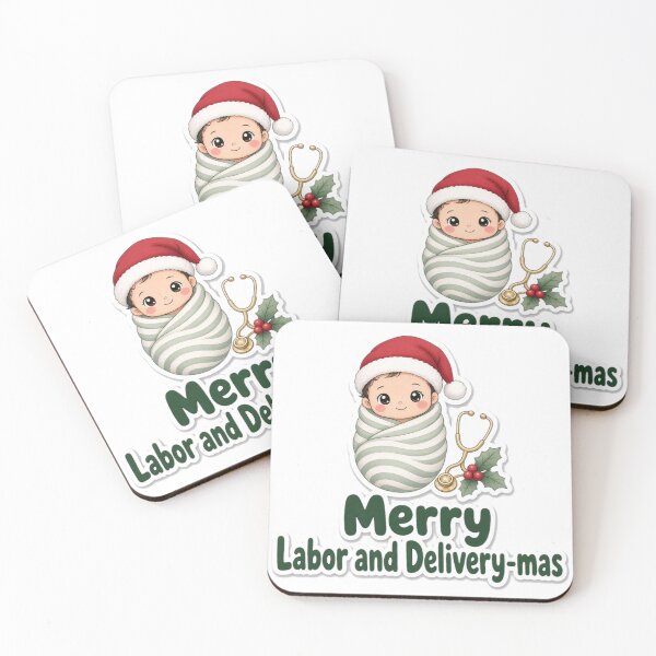 Item preview, Labor and Delivery Christmas Merry Labor and Delivery-mas Gift designed and sold by Soft Merch.
