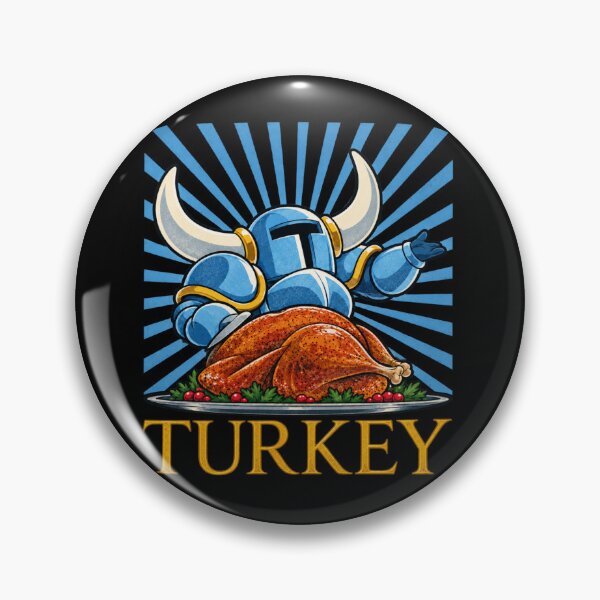 Item preview, Blue Knight Thanksgiving Turkey designed and sold by yarnell-press.