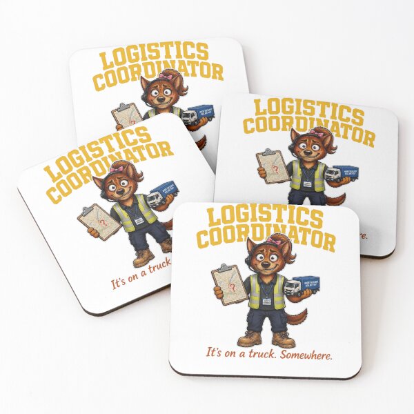 Item preview, Female Logistics Coordinator Red Kelpie It's On A Truck Somewhere designed and sold by RDMOption.
