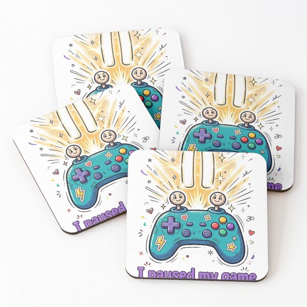 Item preview, I Paused My Game to Be Here Funny Gamer Design designed and sold by DaFoox.