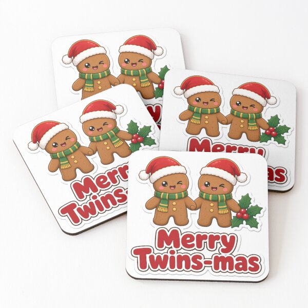Item preview, Twins Christmas Merry Twins-mas Gift designed and sold by Soft Merch.