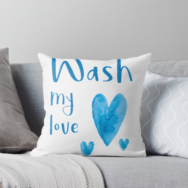 Item preview, Wash My Love Funny Laundry Humor Design for Home and Apparel designed and sold by JustBeAwesome7.