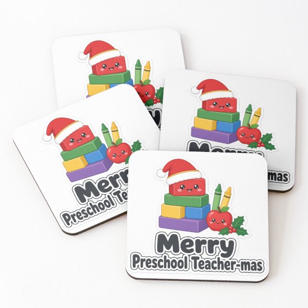Item preview, Preschool Teacher Christmas Merry Preschool Teacher-mas Gift designed and sold by Soft Merch.