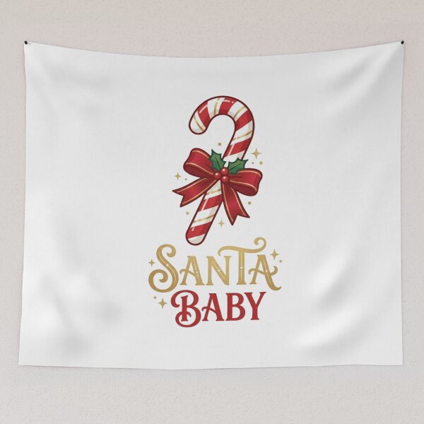 Item preview, Santa Baby Candy Cane Christmas designed and sold by Shakira & Sahir Press Alliance.