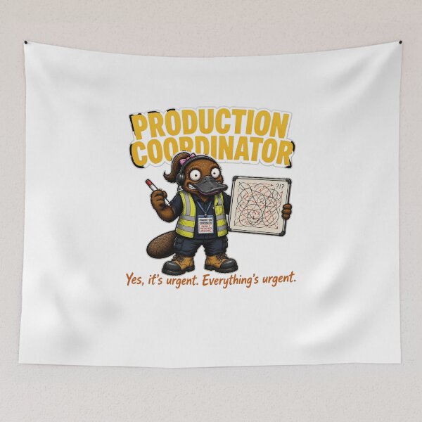 Item preview, Female Production Coordinator Platypus Yes It's Urgent Everything's Urgent designed and sold by RDMOption.